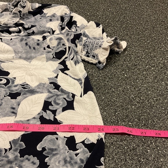 Joie de Ville Black and White Women Midi Dress - Picture 5 of 8